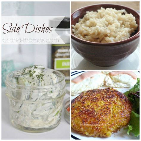 Side Dishes Cheesy Brown Rice, E Meals, How To Make Squash, Thm Meal Plans, Briana Thomas, Dippy Eggs, Creamy Cucumber Salad, Trim Healthy Mama Recipes, Creamy Cucumbers