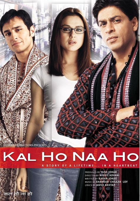 Kal Ho Na Ho - Directed by Nikhil Advani. Kuch to hua hai :) preity zinta srk baby Bollywood Poster, Jaya Bachchan, Hindi Bollywood Movies, Srk Movies, Best Bollywood Movies, Romantic Drama Film, Preity Zinta, Bollywood Posters, Saif Ali Khan