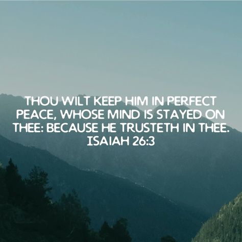 The Book of Isaiah~ 

#isaiah #bible #bibleverse #trustintheLORD #Jesuslovesu #healwayswill The Book Of Isaiah, Isaiah Bible, Book Of Isaiah, Isaiah 26, Perfect Peace, Verse Of The Day, Bible Verses, Bible, The Day