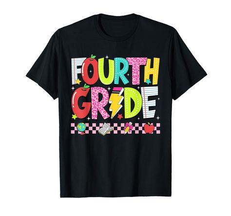 PRICES MAY VARY. Groovy Fourth Grade Dream Team T-shirt is perfect for students, teachers, kids, boys, or girls going to 4th grade, Kindergarten, Pre-K, Preschool, Elementary school, Middle school to celebrate the first day of school, Back To School, Beginning Of School. Great gift for fourth grade girls, boys, kids, students or teachers to wear and go back to school in style. Cute present for daughter, son, kinder, child, toddler, youth, teen, baby, pupil, adult. It is time to party and celebra Third Grade Teacher Shirts, Student Birthdays, Outfit Birthday, 2nd Grade Teacher, Back To School Kids, Teacher Team, Second Grade Teacher, First Day Of School Outfit, Beginning Of School