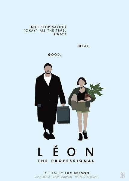 Leon: The Professional (starred Jean Reno and Natalie Portman) mininalist movie poster design Poster Harry Potter, Poster Marvel, Leon The Professional, Luc Besson, Jean Reno, Septième Art, Minimalist Movie Poster, Minimal Movie Posters, Movie Posters Design