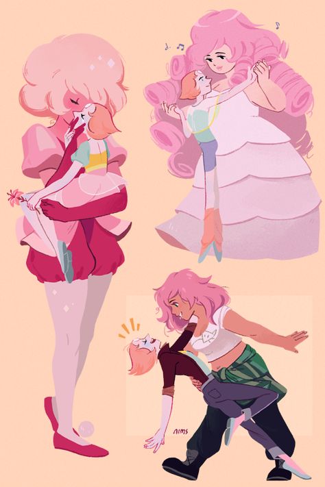 Rose Quartz And Pearl, Steven Universe Ships, Steven Universe Diamond, Pink Diamond Steven Universe, Steven Universe Wallpaper, Pearl Steven Universe, Pearl Steven, Steven Universe Drawing, Steven Universe Funny