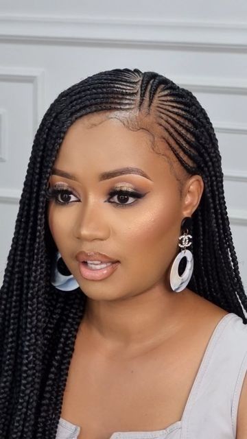 Weave Braids Hairstyles, Women Cornrows, Latest Braided Hairstyles, Latest Hair Braids, Lemonade Braids Hairstyles, Cornrows Braids For Black Women, Bob Braids Hairstyles, Short Box Braids Hairstyles, Braided Hairstyles For Black Women Cornrows