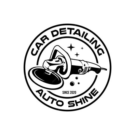 Premium Vector | Illustration vintage emblem detailing polish car machine logo vector Car Detailing Logo, Machine Logo, Detailing Logo, Car Polish, Illustration Vintage, Small Business Ideas, Business Ideas, Vector Logo, Premium Vector