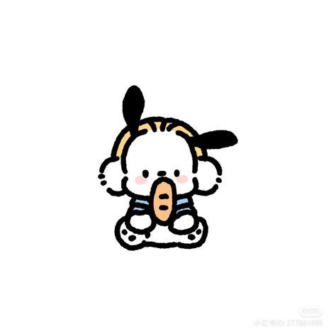 Cute Pochacco Pfp, Pochacco Pfp, Pochacco Icons, Cute Small Drawings, Aesthetic Preppy, Hello Kitty Characters, Doodle Icon, Phone Theme, Sanrio Wallpaper