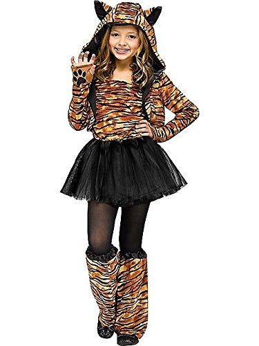 Sweet Tiger Girls Costume  #halloween #tiger  #costumes Animal Costumes For Girls, Tiger Outfit, Tiger Halloween Costume, Tiger Girl, Tiger Costume, Holloween Costume, Goddess Costume, Cat Halloween Costume, Black Halloween Dress