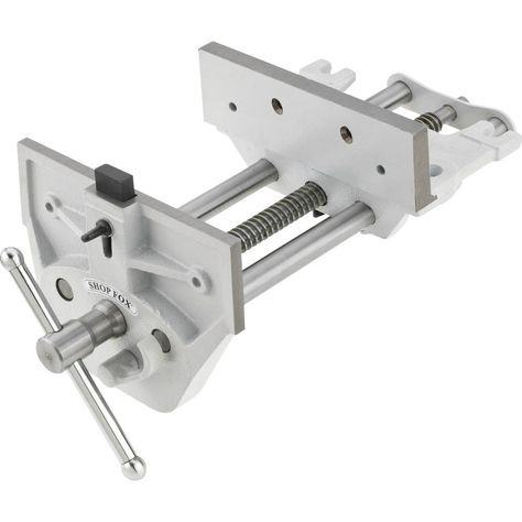 Attain the ultimate and most durable tool to make your tough tasks easier with the selection of this amazing Shop Fox Quick Release Wood Vise. Wood Vise, Woodworking Bench Vise, Woodworking Jigsaw, Woodworking Vise, Woodworking Kits, Bench Vise, Woodworking Bench Plans, Woodworking Machinery, Shop Tools