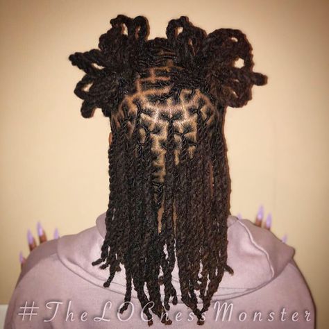 Two strand twists w/ Loc Petals by #TheLocnessMonster Loc Petals, Loc Twist, Short Locs, Twa Hairstyles, Two Strand Twists, Short Locs Hairstyles, Two Strand Twist, Locs Hairstyles, Locs