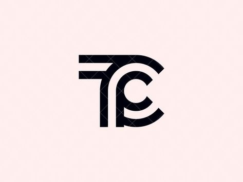 TC Logo { Available For Sell } It's a simple and unique monogram logo that is showing initial letter T and C. Suitable for various businesses. If you want to buy this logo mark or if you want to hire me for your logo design project then message me on Dribbble or email me at : sabujbabu31@gmail.com Thanks T C Logo, Ct Logo Design Letter, Tc Logo Design, T S Logo Design Letter, Ct Monogram Logo, Tc Monogram, T Monogram, Tc Monogram Logo, Logo T