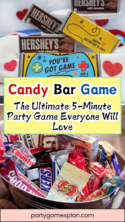 Looking for a game the whole family can enjoy? The Candy Bar Game brings all ages together with simple rules and sweet rewards. Learn how to set up this crowd-pleaser in minutes!
#Family Game Night, #Indoor Activities, #Rainy Day Games, #Family Bonding The Candy Bar Game, Candy Bar Game, Rainy Day Games, Minute To Win It Games, Games Family, Minute To Win, Bar Games, Minute To Win It, Valentine Chocolate