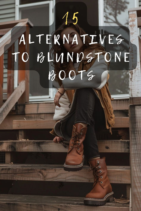 Ready To Expand Your Boot Collection? 👢 I've Rounded Up 15 Amazing Brands That Give Blundstone A Run For Its Money! Click Through To Discover Boots That Combine Comfort, Durability, And Timeless Style. You'll Find Options For Every Occasion, From Casual Outings To Outdoor Adventures. Get Ready To Fall In Love With Your New Favorite Footwear! 🥾❤️ #BootBrands #BlundstoneAlternatives #StyleInspo #ComfortableBoots #FootwearFashion Blundstone 550 Outfit, Lems Boulder Boots Outfit, Blundstones With Leggings, Blundstone Chelsea Boots Outfit, Fatbaby Boots Outfit, Women Blundstone Outfits, Outfits With Blundstone Boots, Style Blundstones, How To Style Blundstone Boots