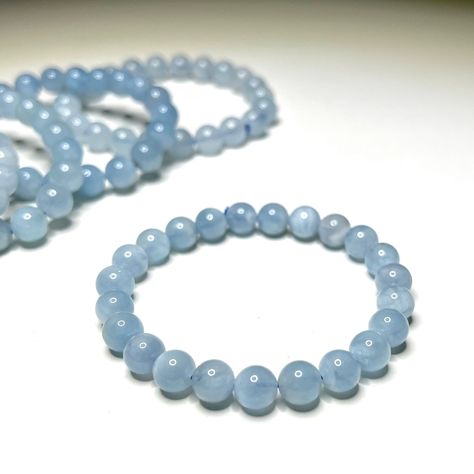 Light Blue Beaded Bracelets, Aquamarine Beaded Bracelet, Light Blue Bracelet, Aquamarine Bracelet Beads, Water Stone, Blue Beaded Bracelets, Aquamarine Bracelet, Clear Communication, Beaded Jewellery