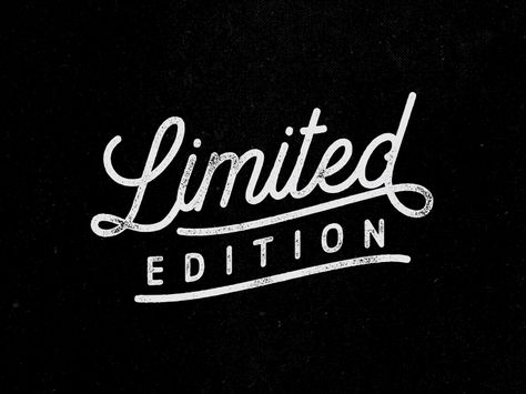 Limited Edition Tattoo Design, Limited Edition Tattoo, Limited Edition Logo, Logo Design Typography, New Edition, Lettering Styles, Art Wallpaper Iphone, Text Design, Typography Logo