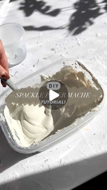 Crafts Using Spackle, Papermache Recipes Glue, Paper Mache Sculpture Tutorial, Home Made Plaster Recipe, Homemade Plaster Of Paris, Papier-mâché Glue Recipe, Paper Mache Mixture, Functional Paper Mache, Paper Mache Wall Art