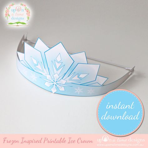 Hey, I found this really awesome Etsy listing at https://www.etsy.com/listing/207569238/frozen-printable-ice-crown-frozen Tiara Template, Frozen Playdough, Frozen Favors, Elsa Crown, Frozen Activities, Frozen Crown, Ice Crown, Frozen Printables, Crown Printable