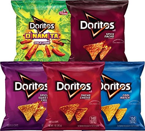 Walking Tacos Recipe - Spicy Sweet Chili Doritos, Doritos Nachos, Spicy Cheese, Frito Lay, Nacho Cheese, Snack Packs, Corn Chips, Cheese Flavor, Hot Spicy