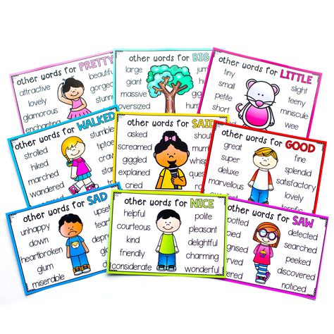 Other Words For Said, Synonym Posters, Classroom Management Activities, Qr Code Activities, Education Posters, Online Teaching Resources, Top Teacher, Teacher Freebies, Language Arts Classroom