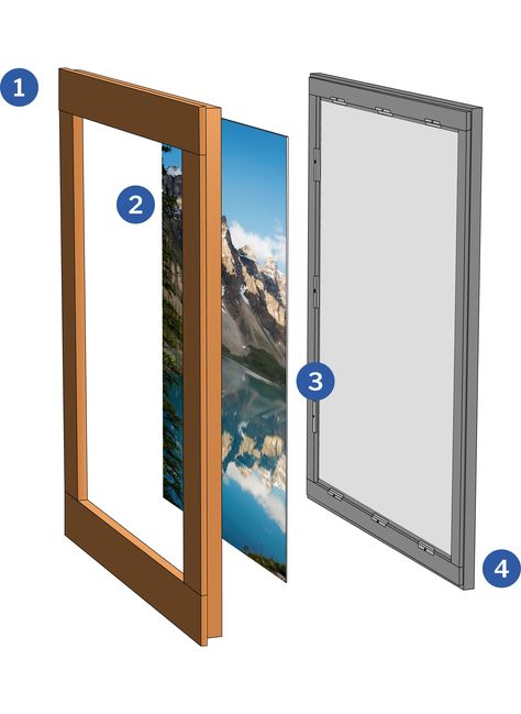 Luminous Virtual Windows - Virtual Window - Tv Window, Window Trim Styles, Virtual Window, Wall Opening, Trim Styles, Edge Lighting, Patient Experience, Window Trim, Window View