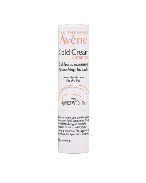 Eau Thermale Avène Cold Cream Nutrition Nourishing Lip Balm, 0.1 Ounce Avene Lip Balm, Avene Cold Cream, Neutral Nail Polish, Shampoo For Thinning Hair, Cracked Lips, Cold Cream, Moisturizing Lip Balm, Beauty Products Drugstore, Dry Lips