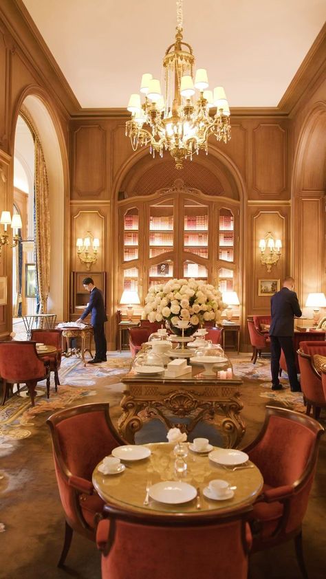 Ritz Paris | A world of impeccable service: peek behind the scenes at the Ritz Paris and see our wonderful staff paying meticulous attention to every… | Instagram Ritz Paris, The Ritz Paris, Christmas Movie Night, Plush Sofa, Architect Design House, Jw Marriott, Elegant Living, Visit Paris, Hotel Interiors