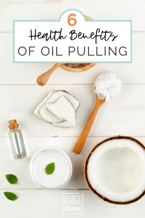 The complete guide to oil pulling with coconut oil - includes oil pulling benefits, how to start oil pulling and tips for oil pulling for beginners. It is one of the best natural remedies for oral hygiene as well as a way to detox naturally. Oil Pulling For Teeth, Coconut Oil Pulling Benefits, Benefits Of Oil Pulling, Health Coconut Oil, Oil Pulling Benefits, Coconut Oil For Teeth, Coconut Oil For Dogs, Coconut Oil For Acne, Coconut Oil For Face