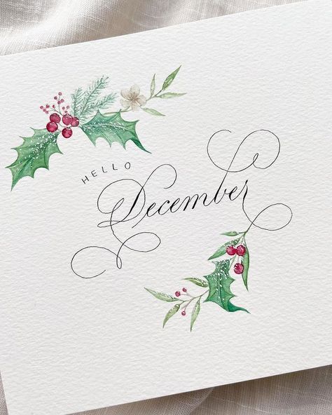 alison • dear ivory calligraphy (@dearivorycalligraphy) • Fotky a videa na Instagramu December Calligraphy, December Lettering, Ornamental Penmanship, Calligraphy Christmas Cards, Basic Calligraphy, Holiday Calligraphy, Friends Eating, Calligraphy Quotes Doodles, Calligraphy Letters Alphabet