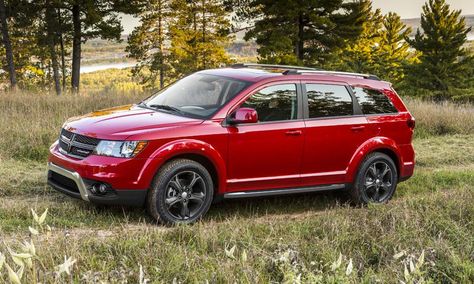 2014 Dodge Journey Crossroad edition at Chicago Auto Show - Autoweek Most Reliable Suv, Best Midsize Suv, Best Compact Suv, Suv Comparison, Chicago Auto Show, Best Suv, Crossover Suv, Bookshelf Storage, Mid Size Suv