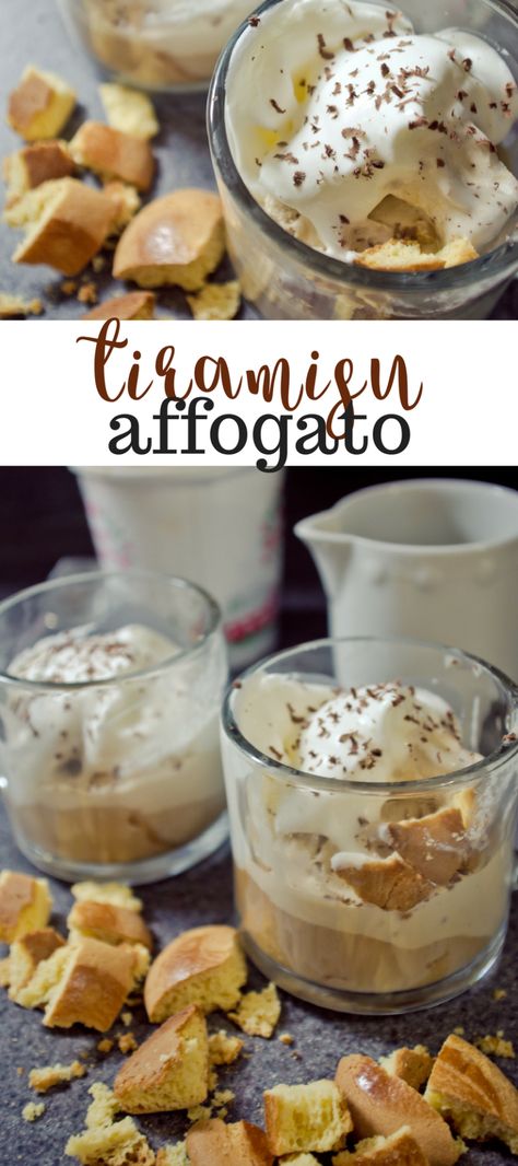 Afogato Desserts, Tiramisu Affogato, Long Table Ideas, Shrimp Tree, Barbecue Salmon, Marscapone Cream, Pizza Roses, Vanilla Gelato, Affogato Recipe