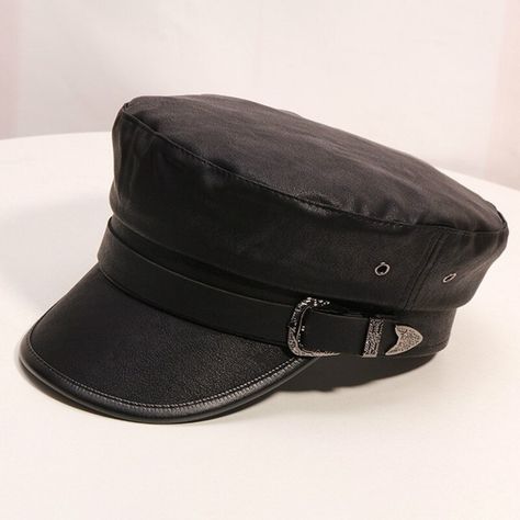 Casual Hats, Winter Caps, Military Hats, Navy Hat, Navy Cap, Cabbie Hat, Cap Girl, Fall Fashion Trends Women, Navy Hats