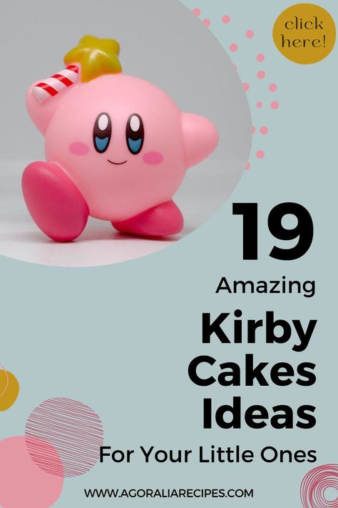 Diy Kirby Cake, Kirby Birthday Decorations, Kirby Birthday Invitations, Kirby Birthday Party Decorations, Kirby Birthday Party Ideas For Boys, Kirby Party Ideas, Kirby Cake Ideas, Kirby Cupcakes, Kirby Party Decorations