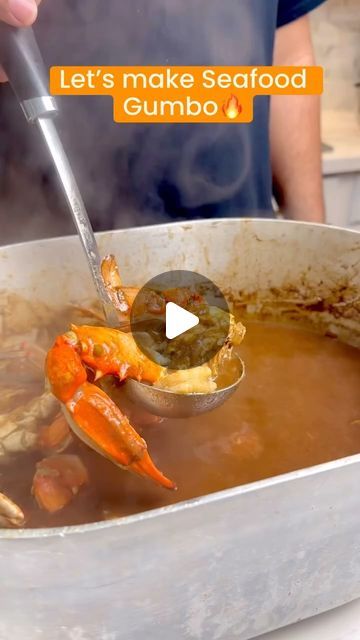 File Gumbo Recipe, Seafood Gumbo Recipe Louisiana, Louisiana Gumbo Recipe Authentic, Seafood Gumbo Greens Recipe, Gumbo Recipe Authentic, New Orleans Gumbo Recipe, Gumbo Recipe No Seafood, Gumbo Seafood, Seafood Gumbo Recipe Easy