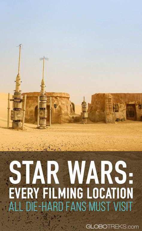 Star Wars: Every Filming Location All Die-Hard Fans Must Visit Star Wars Vacation, Star Wars Locations, Jaws Movie, Literary Travel, Star Wars Episode Iv, Movie Locations, Film Locations, Travel Books, Nice Places