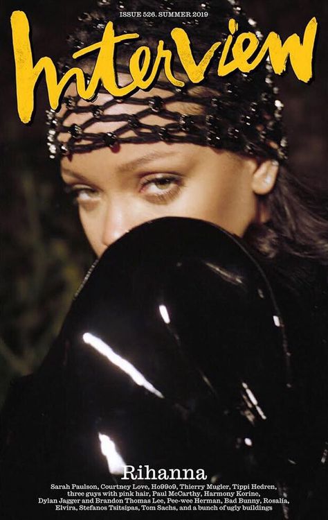 Rihanna is the Cover Girl of Interview Magazine Summer 2019 Issue Rihanna Interview, Guys With Pink Hair, Rihanna Cover, Harmony Korine, Leopard Print Jumpsuit, Rihanna Photos, Interview Magazine, Atlanta Fashion, Magazine Interview