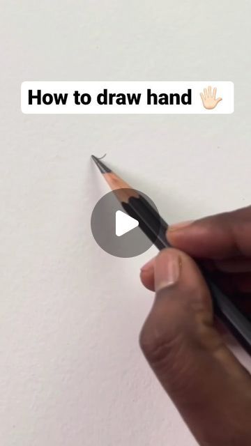 How To Draw A Computer, How To Sketch Hands, How To Draw Hands Tutorials, How To Draw A Hand, Hand Drawing Tutorial, Sketches Videos, Sketching For Beginners, Hands Sketch, Art Competition Ideas