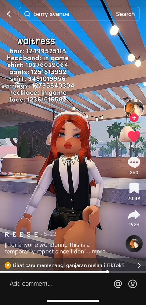 Y2k Roblox Outfits, Waitress Hairstyles, Waitress Outfit, Outfit Creator, Christmas Fits, Shower Outfits, Cute Work Outfits, Baddie Outfits Ideas, Bloxburg Decal Codes