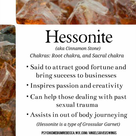 Hessonite crystal meaning Hessonite Garnet, Crystals Healing Properties, Spiritual Crystals, Gemstone Meanings, Crystal Therapy, Crystal Healing Stones, Crystal Magic, Crystal Meanings, Chakra Crystals