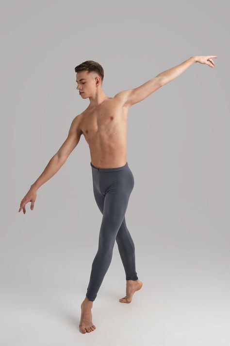 Men’s convertible microfiber tights. A unique pattern follows the dancer’s body perfectly. Convertible foot opening is comfortable and easy to wear.80% Polyamide micro 20% Elastane Gesture Models, Men Anatomy, Person Reference, Gesture Drawing Poses, Anatomy References, Anatomy Practice, Body Study, Male Ballet Dancers, Anatomy Poses