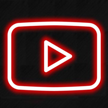 Youtube Neon Red Youtube Icon, Red And Black Youtube Icon, Neon Red Snapchat Icon, Red Wallpaper Light, Youtube Neon Icon, Neon Youtube Logo, Neon App Icons Youtube, Red Neon App Logos, Logo Youtube Aesthetic