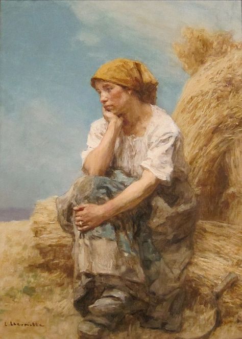 1904 Peasant Woman Resting - Léon Lhermite Cincinnati Art, Hobbies For Women, Knight Art, Oil Painting Reproductions, Hobby Farms, Painting Reproductions, Online Painting, Student Art, Life Art