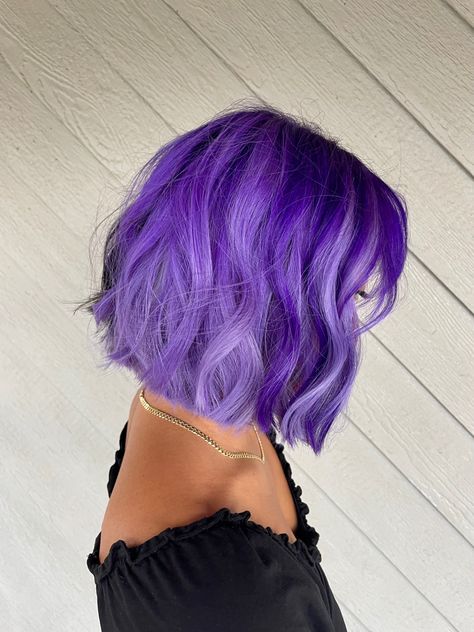 Lavender and purple hair Hair Color Idea, Pastel Ombre, Hair Today Gone Tomorrow, Hair Today, Purple Hair, Dark Purple, Lavender, Hair Color, Pastel