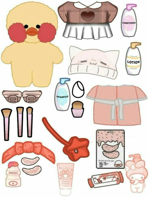 Duck Skin Care, Pola Jaring, Texture Craft, Craft Paper Flowers, Free Printable Paper Dolls, Hello Kitty Printables, Paper Doll Printable Templates, ليلو وستيتش, Paper Dolls Clothing