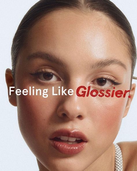 Beauty Ad Campaign, Lipgloss Campaign Shoot, Beauty Campaign Advertising, Beauty Promotion Design, Beauty Advertising Ad Campaigns, Makeup Creative Ads, Make Up Campaign, Typography Campaign, Glossier Ad Campaign