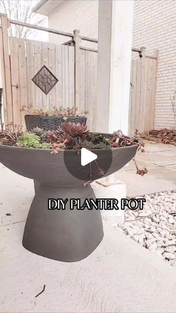 FARRAN (she/her)🇨🇦| DIY + Home Decor on Instagram: "OBSESSED... how it turned out..🖤
.
.
Top: I found in the garbage last year, I think it's a top of a plastic standing bird feeder. 
.
Bottom: planter pot (plastic)  @dollaramafindsca 
.
Painted both a fresh coat of matte black paint..DONE✔
.
.
#diy #planter #planterior #diyblogger #dollaramadoesitagain #upcycling #upcycle #diyhomedecor #repurposed #diyinspiration #trashtotreasure #designideas  #diyplanter #homestyling #diydecor #decorstyle #homestylingideas #reuse #upcyclethathome #explorepage #reels #myinspiringinterior" Diy Planter, Trash To Treasure, Diy Planters, Bird Feeder, Diy Inspiration, Black Paint, Bird Feeders, Decor Styles, Diy Home Decor