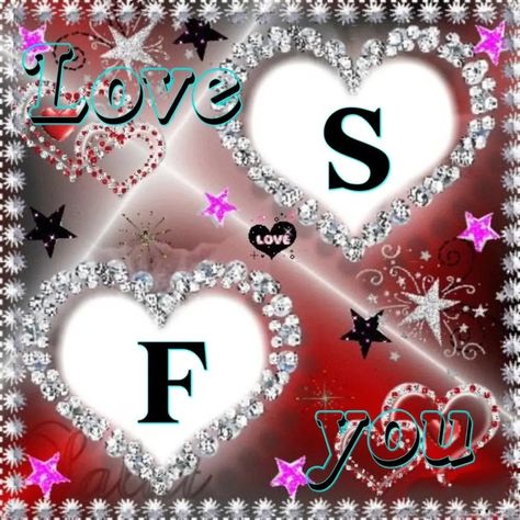 Fs cute letter image🥰 S Love Dp, F S Love Dp, F Love S Dp, F Dp, S Dp, A Wallpaper Letter Love, Love Dp, Animation Wallpaper, Cute Letter