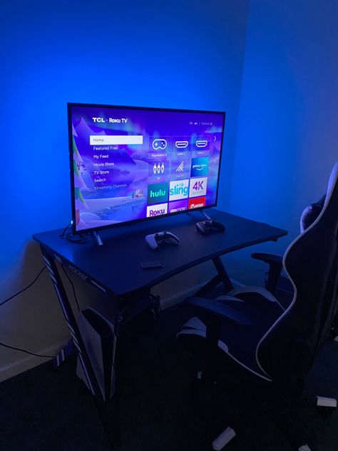 Ps5 Setup Bedroom, Ps5 Set Up, Ps5 Room, Playstation Setup, Ps5 Aesthetic, Ps5 Setup, Cdg Heart Wallpaper, Console Setup, Best Pc Setup