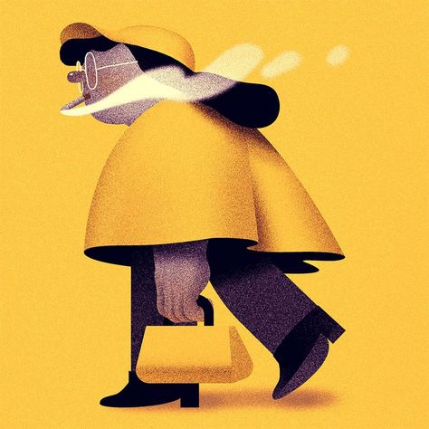 Quirky Illustrations by Alex Kiesling | Daily design inspiration for creatives | Inspiration Grid Quirky Illustration, Flat Illustration, Editorial Illustration, Graphic Design Typography, 3d Illustration, Motion Design, Character Illustration, Cartoon Drawings, Graphic Illustration