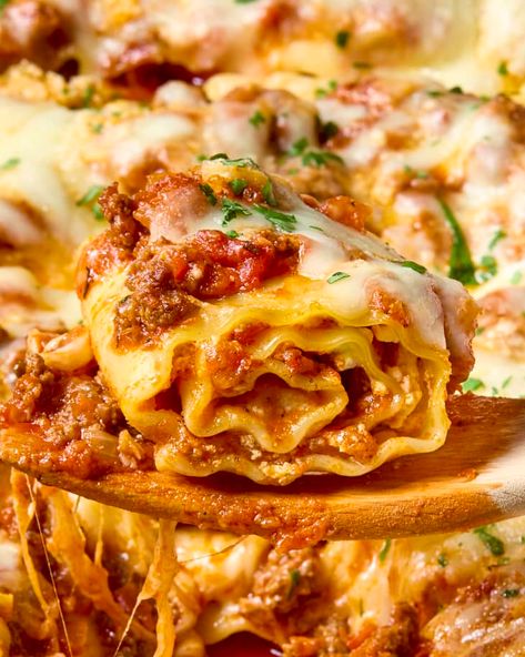 Lasagna Roll-Ups Recipe (Make-Ahead Friendly) | The Kitchn Lasagne Roll Ups, Lasagna Rolls Recipe, Beef Pepperoni, Turkey Lasagna, Frozen Lasagna, Lasagna Roll Ups, How To Make Lasagna, Lasagna Roll, Roll Ups Recipes