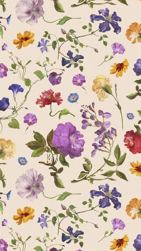 Best Flower Wallpaper, Botanical Background, Vintage Flower Pattern, Wallpaper Botanical, Botanical Flowers Print, Watercolor Flowers Pattern, Flower Print Pattern, Free Wallpaper Backgrounds, Antique Wallpaper