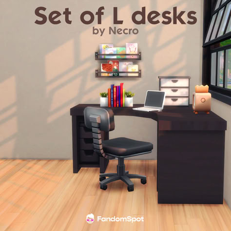 Sims 4 L Shaped Desk Cc, Sims 4 Cc Corner Desk, Sims 4 Corner Desk, Sims 4 Cc Study Clutter, Ts4 Office Cc, Sims Office Cc, Sims 4 Desk Cc, Sims 4 Office Cc, Sims Stories