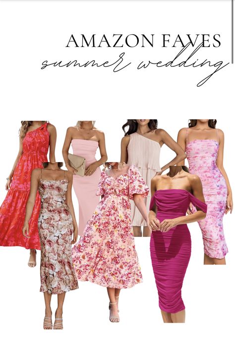 Wedding guest dresses for the summer Amazon Guest Wedding Dress, Wedding Guest Dresses Amazon, Amazon Dresses Wedding Guest, Wedding Guest Dress Amazon, Beach Wedding Guest, Amazon Wedding Guest Dress, Blue Wedding Guest Outfits, Backyard Wedding Dresses, Summer Wedding Outfit Guest